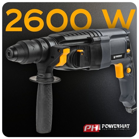 Młotowiertarka PM-MWU-2600T udar 4J sds-plus beton 26 mm