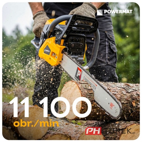 Piła spalinowa pilarka do drewna 6km prowadnica 45 cm PM-PSP-6HP-PRO