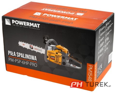 Piła spalinowa pilarka do drewna 6km prowadnica 45 cm PM-PSP-6HP-PRO