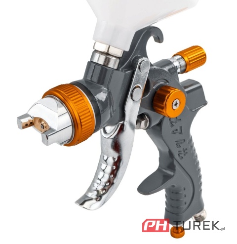 Pistolet lakierniczy hvlp powermat pm-pdm-170tz zbiornik 600ml zestaw