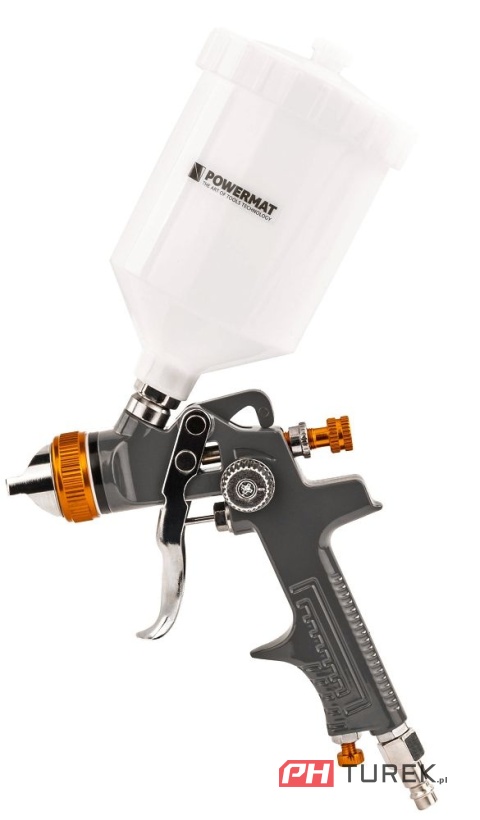 Pistolet lakierniczy hvlp powermat zbiornik 600ml dysza 1,4 mm