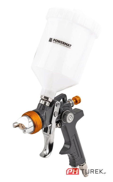 Pistolet lakierniczy hvlp powermat zbiornik 600ml dysza 1,4 mm