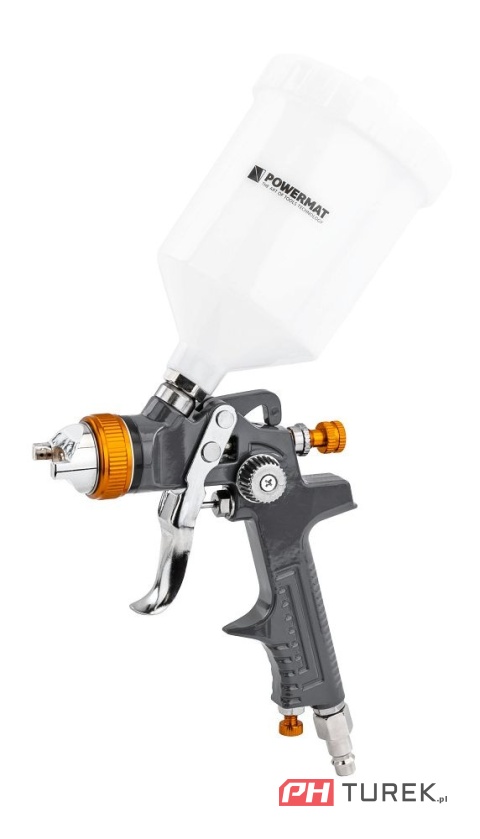 Pistolet lakierniczy hvlp powermat zbiornik 600ml dysza 1,4 mm