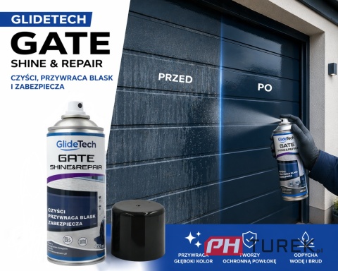 Preparat spray do czyszczenia regeneracji konserwacji bram garażowych 400ml