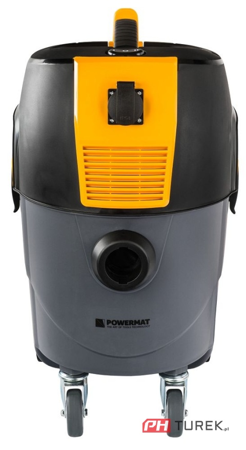 Odkurzacz przemysłowy powermat 1600w gniazdo zbiornik do warsztatu/garażu