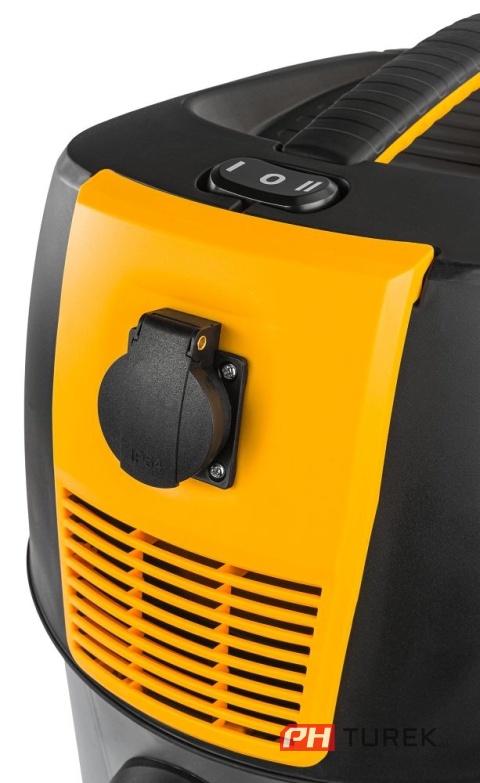 Odkurzacz przemysłowy powermat 1600w gniazdo zbiornik do warsztatu/garażu
