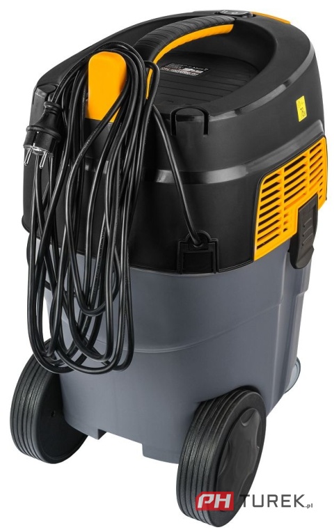 Odkurzacz przemysłowy powermat 1600w gniazdo zbiornik do warsztatu/garażu
