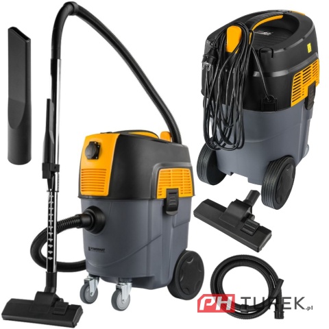 Odkurzacz przemysłowy powermat 1600w gniazdo zbiornik do warsztatu/garażu