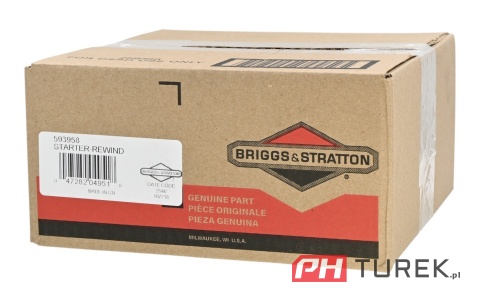 Rozrusznik szarpak B&S CZĘŚĆ ORYGINALNA Briggs & Stratton 593958 750EXi