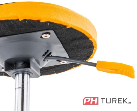 Siedzisko warsztatowe teleskopowe 400-520 mm obrotowy taboret powemat