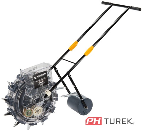 Siewnik pchany punktowy PM-SRO-25T ręczny zbiornik 3,7 kg
