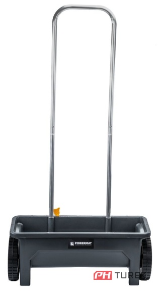 Siewnik ręczny szerokość 46 cm zbiornik 12l 10 stopniowa regulacja wysiewu