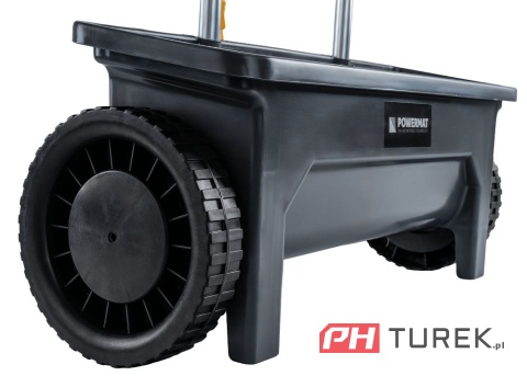 Siewnik ręczny szerokość 46 cm zbiornik 12l 10 stopniowa regulacja wysiewu