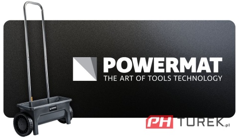 Siewnik ręczny szerokość 46 cm zbiornik 12l 10 stopniowa regulacja wysiewu