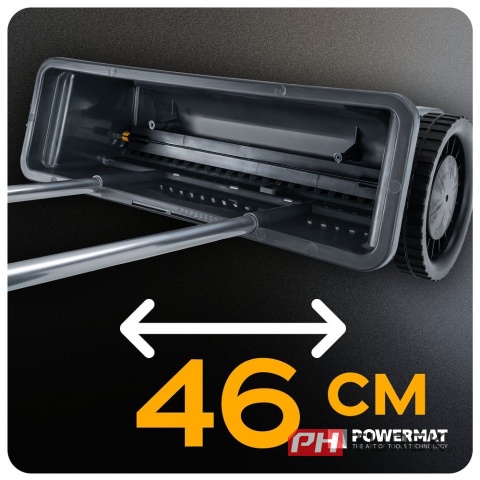 Siewnik ręczny szerokość 46 cm zbiornik 12l 10 stopniowa regulacja wysiewu