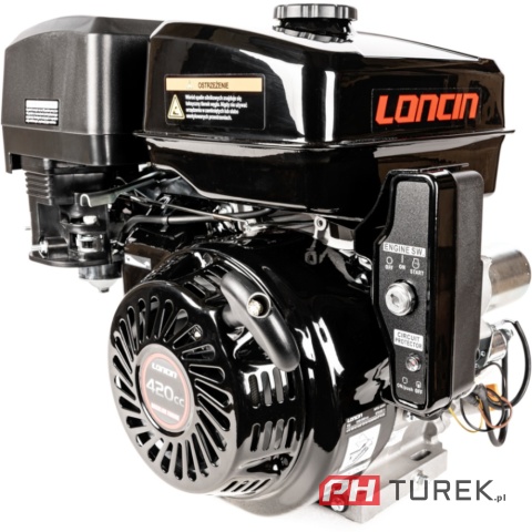 Silnik Loncin G420FD-I wał poziomy 25.4 mm / 88,5 mm 420 cm3 elekt rozru