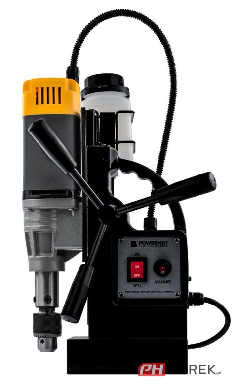 Wiertarka magnetyczna siła magnesu 11500n moc 1500w skok 160mm weldon 19mm
