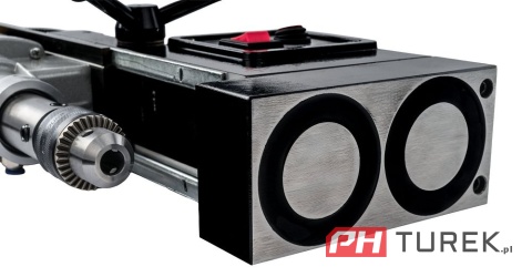 Wiertarka magnetyczna siła magnesu 11500n moc 1500w skok 160mm weldon 19mm