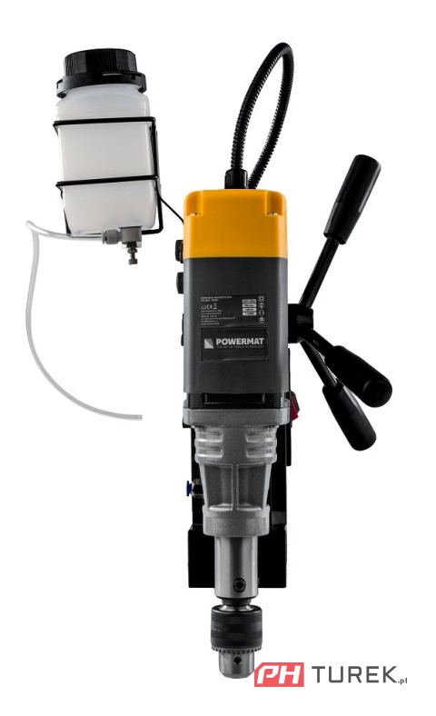 Wiertarka magnetyczna siła magnesu 11500n moc 1500w skok 160mm weldon 19mm