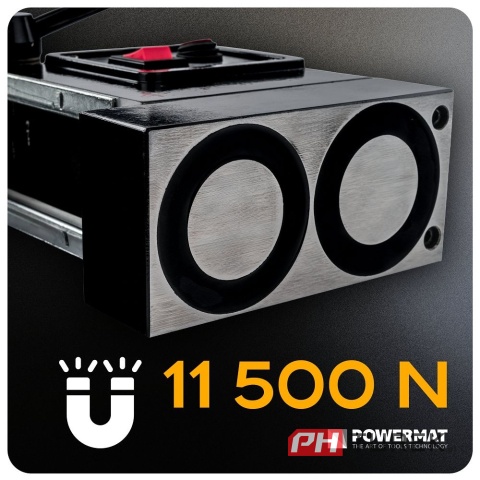 Wiertarka magnetyczna siła magnesu 11500n moc 1500w skok 160mm weldon 19mm