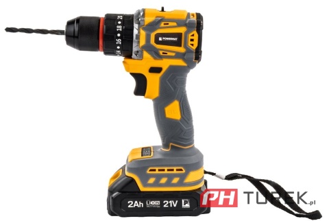 Wkrętarka akumulatorowa 55 nm zestaw bitów I wierteł akumulator 21v/2ah