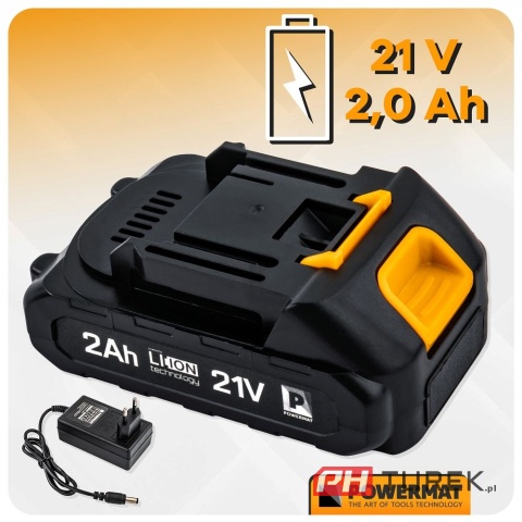 Wkrętarka akumulatorowa 55 nm zestaw bitów I wierteł akumulator 21v/2ah