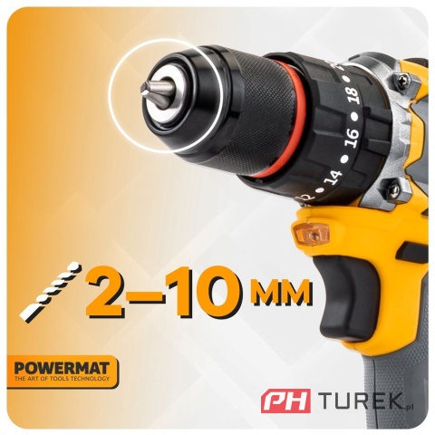 Wkrętarka akumulatorowa 55 nm zestaw bitów I wierteł akumulator 21v/2ah