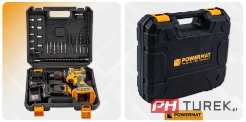 Wkrętarka akumulatorowa 55 nm zestaw bitów I wierteł akumulator 21v/2ah