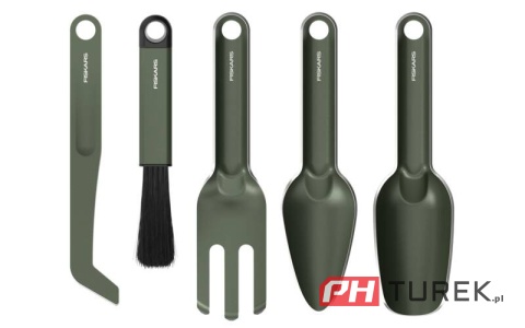 Zestaw metalowych narzędzi do sadzenia roślin Fiskars Plant Care 5 sztuk