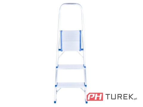 Drabina aluminiowa 3-stopniowa składana 150kg 119 cm