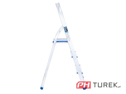 Drabina aluminiowa 3-stopniowa składana 150kg 119 cm