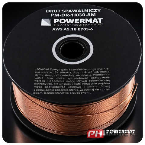 Drut spawalniczy 0,8 mm 1kg pm-dr-1kg0.8m