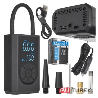 Kompresor rowerowy samochodowy 4000mAh 84W