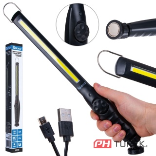 Lampa warsztatowa regulowana z magnesem LED COB 10W 1800mAh 450lm IP44