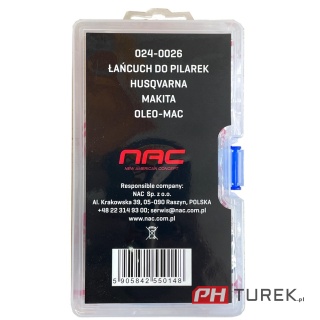 Łańcuch NAC 38 cm 15'' cale 56 ogniw 3/8 1.5mm do piły pilarek Husqvarna