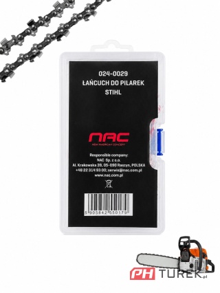 Łańcuch NAC 40 cm 16'' cali 60 ogniw 3/8 1.6 mm do piły pilarek STIHL