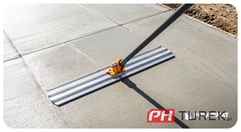Listwa łata do wygłądzania betonu ręczna 120x20cm / 5,4m pm-ldb-120t