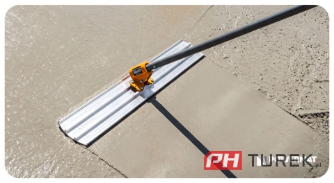 Listwa łata do wygłądzania betonu ręczna 120x20cm / 5,4m pm-ldb-120t