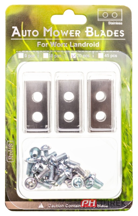 Noże do robota Worx Landroid NAC 30 szt. zamiennik RLM1500 WG754E WR110MI