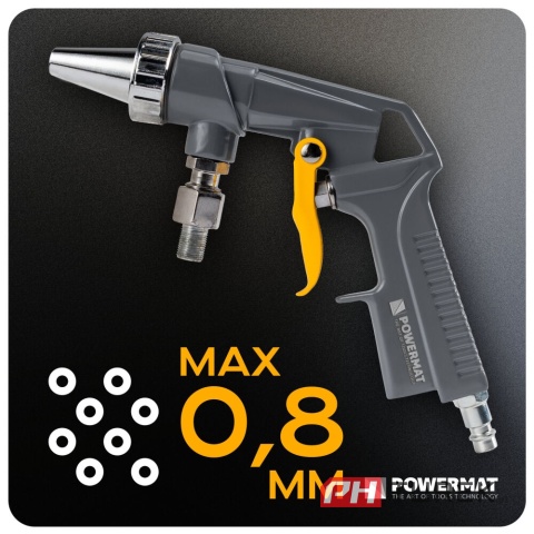Pistolet do piaskowania pm-pdpi-1t 8 bar 1000 ML 160l/min