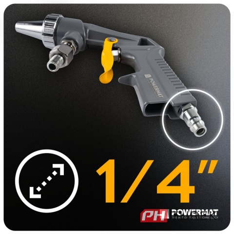 Pistolet do piaskowania pm-pdpi-1t 8 bar 1000 ML 160l/min