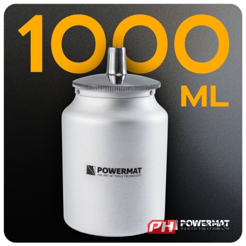 Pistolet do piaskowania pm-pdpi-1t 8 bar 1000 ML 160l/min