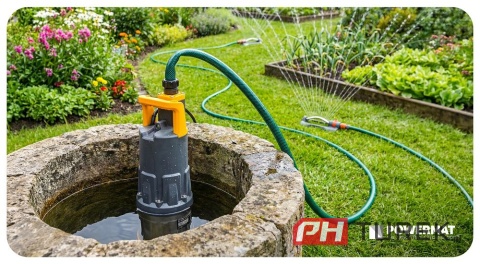 Pompa do wody automatyczna 6000 l/h 45m podnoszenie 1100W PM-APDW-1100J