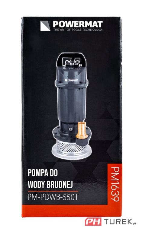 Pompa zatapialna do wody czystej I brudnej PM-PDWB-550T