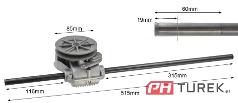 Przekładnia napędu NAC NOWY TYP LS56-196-JR LS1135-56196-JR