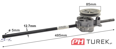 Przekładnia napędu kosiarki NAC LS51-173-HSD-FA-105
