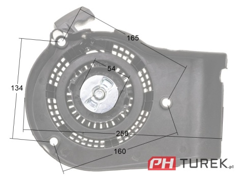 Rozrusznik starter kosiarki daye dg 350 szarpak
