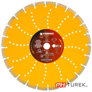 Tarcza diamentowa 350 mm pm-tdcs-3502t 25,4 mm