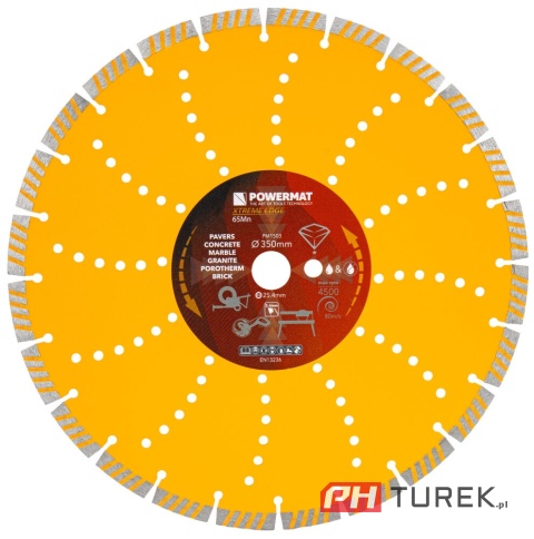 Tarcza diamentowa 350 mm pm-tdcs-3502t 25,4 mm