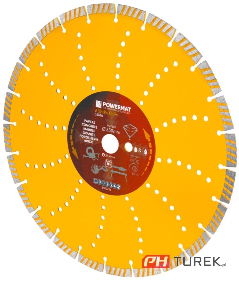 Tarcza diamentowa 350 mm pm-tdcs-3502t 25,4 mm